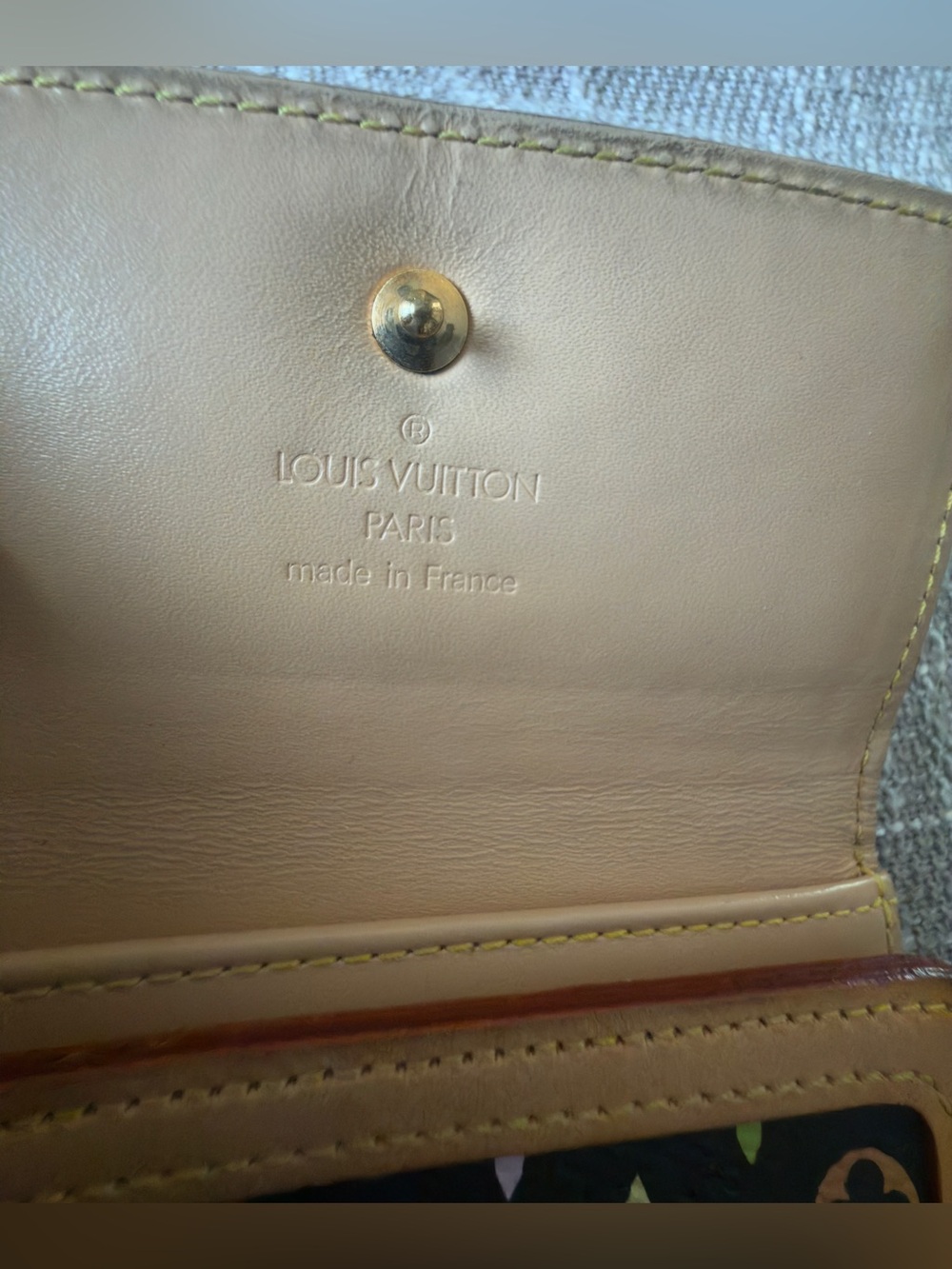 Louis Vuitton Black Multicolor Monogram Compact Wallet - Picture 12 of 16